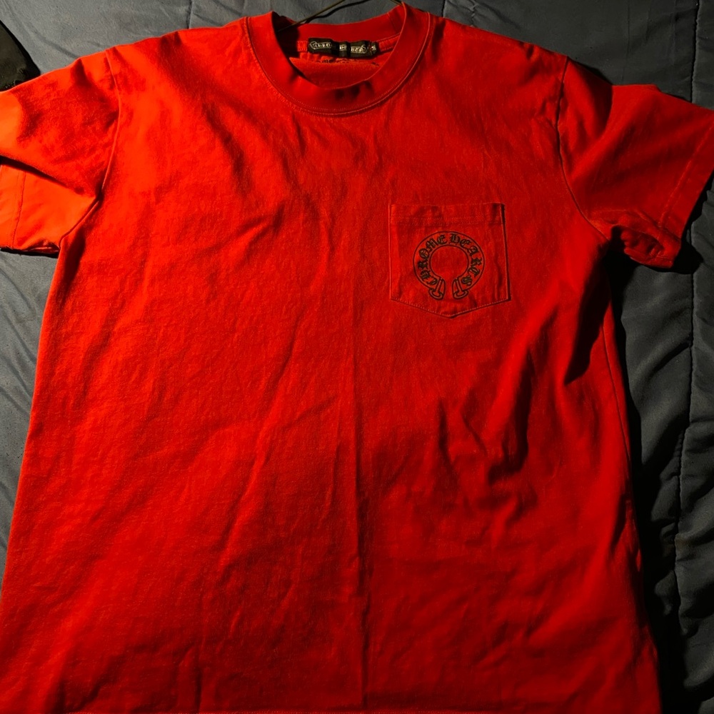 Chrome Hearts Vibrant Red Short Sleeve Tee